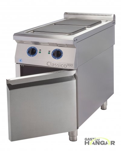 Elektrický sporák ALBA E-C-2/900 s dvierkami